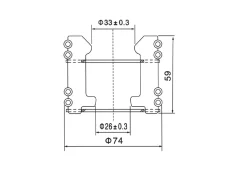 Spring type 630A-1250A 24 sheets T2 copper high voltage high current electrical Tulip Contact