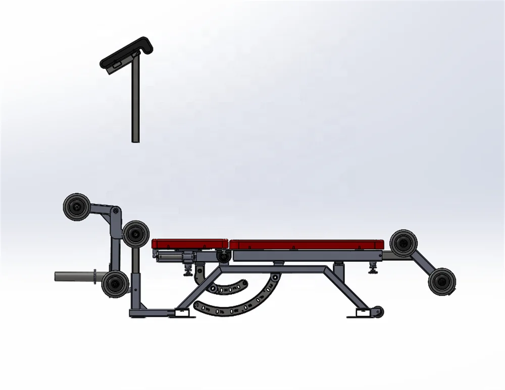 
Тренажерный зал фитнес для помещений Регулируемая Скамья Новая супер скамья с бесплатным наклоном 