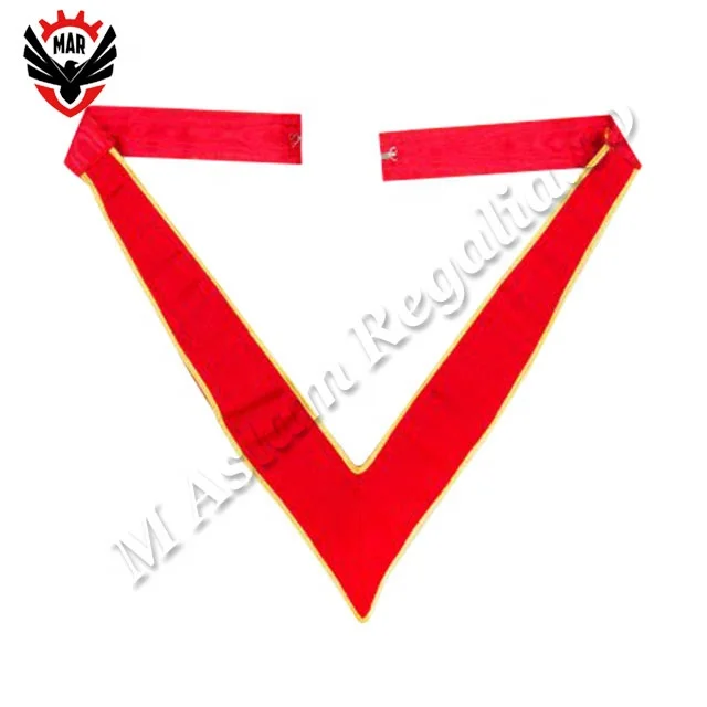 Plain Ribbon Allied Masonic Degree  Past Masters Collarette