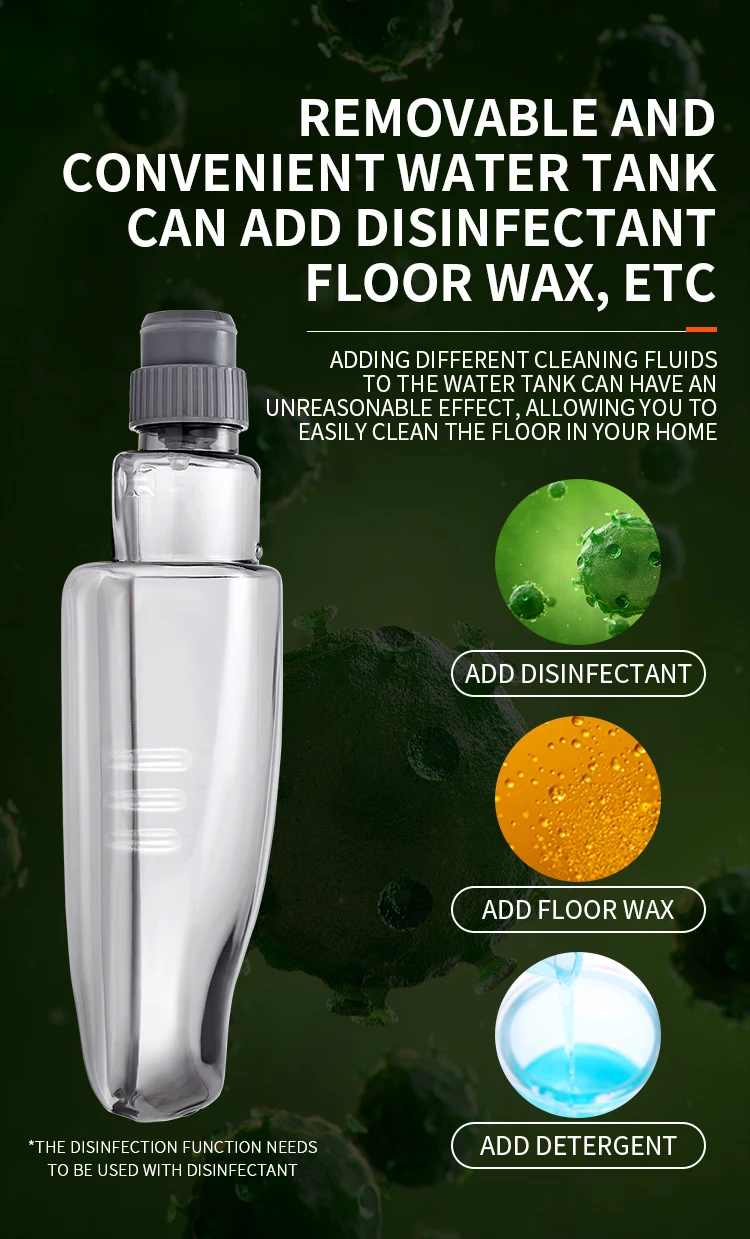 High Efficiency Super Microfiber Detachable Intelligent Water Clean Spray Mop