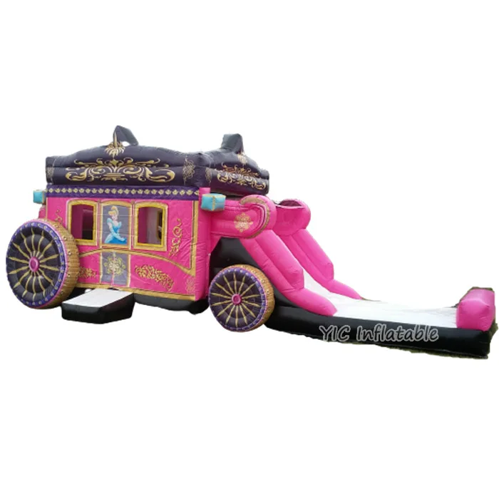 Cute Pink Balloon Castle Unicorn Outdoor Inflatable Bounce House Jump Castle Slide Bouncy Castle Amusement Park