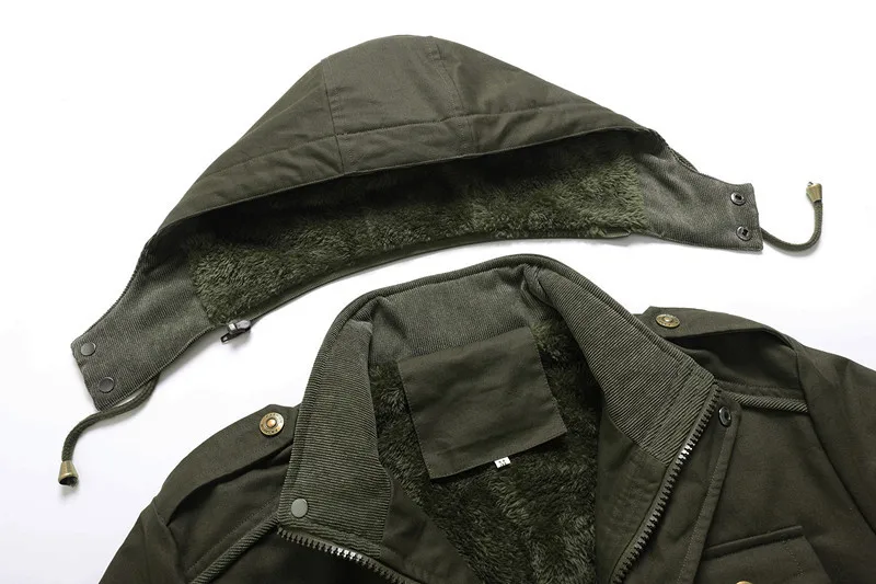 Men's Winter Parka Coat With Detachable Hood For Men_voghion.com