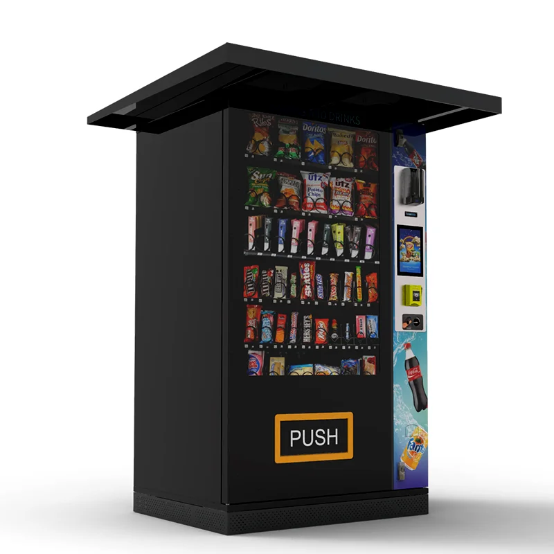 Automatic Waterproof Outdoor Vending Machine Hot Food Vending Machine Automatic with Internal Heating and Cold System