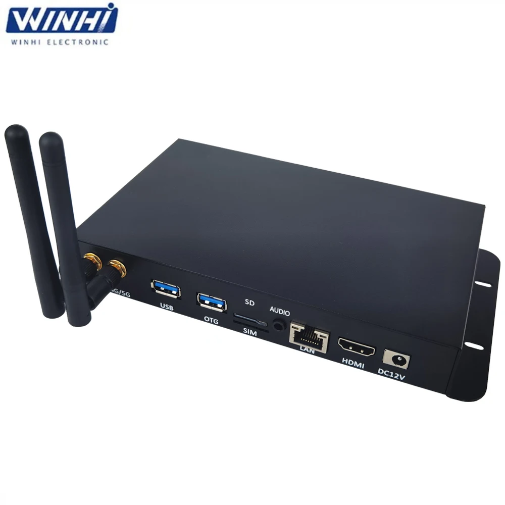 RK3399 RK3566 RK3568 RK3588 Android 4K HD-MI OUT GPS Module Smart TV Box With Wide Area Network CMS Digital Signage Media Player