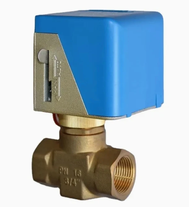 Electric Motorized Brass Ball Valve Actuator Manufacturer's Controller Float Switch Cooling Water Applications OEM Customization supplier