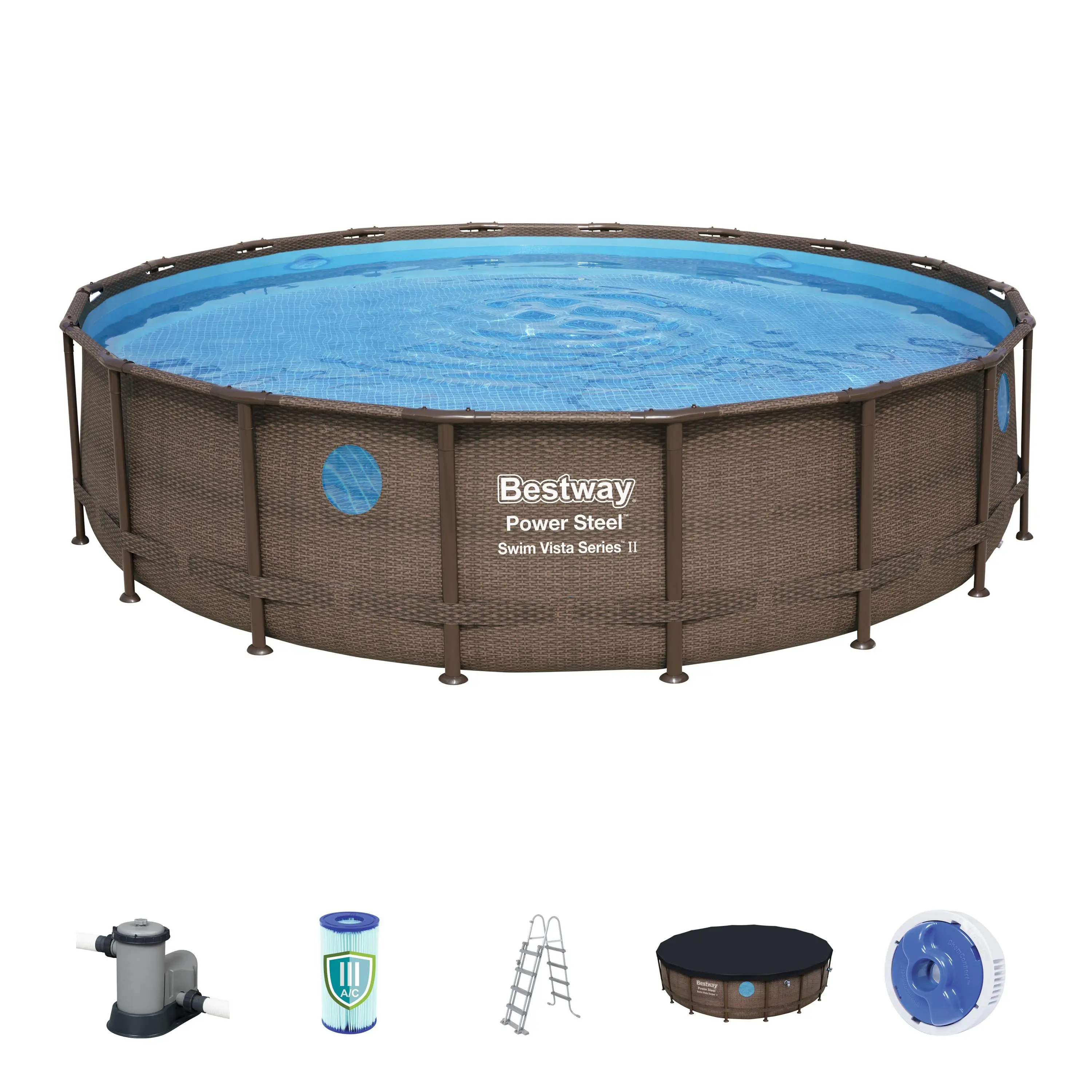 Bestway 56977 Factory Price Round Frame Swimming Pool