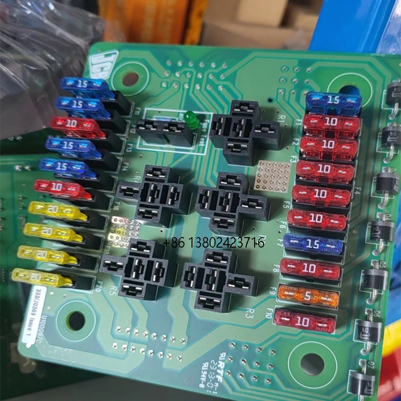 JS220LC Cabin Fuse Plug Board for JCB Excavator JCB448 T2 Engine Electric Parts