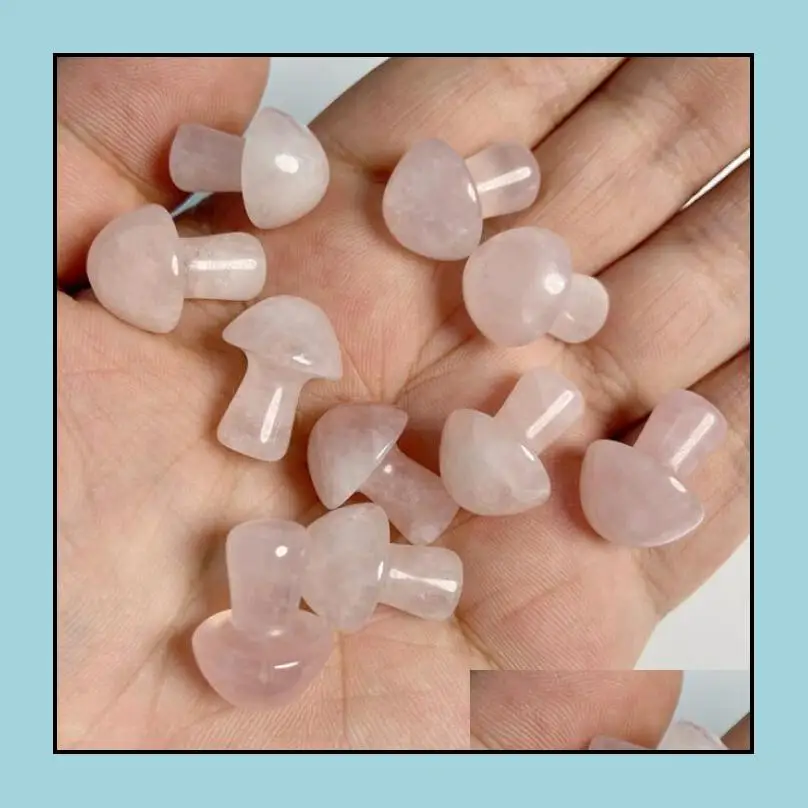 Миниатюрная Статуэтка грибов из натурального камня, резьба по дереву в аквариуме, украшение для дома с кристаллами и драгоценным камнем для полировки