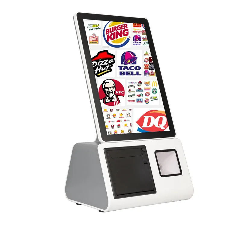 Touchscreen Android Checkin Terminal for Fast Food Restaurants