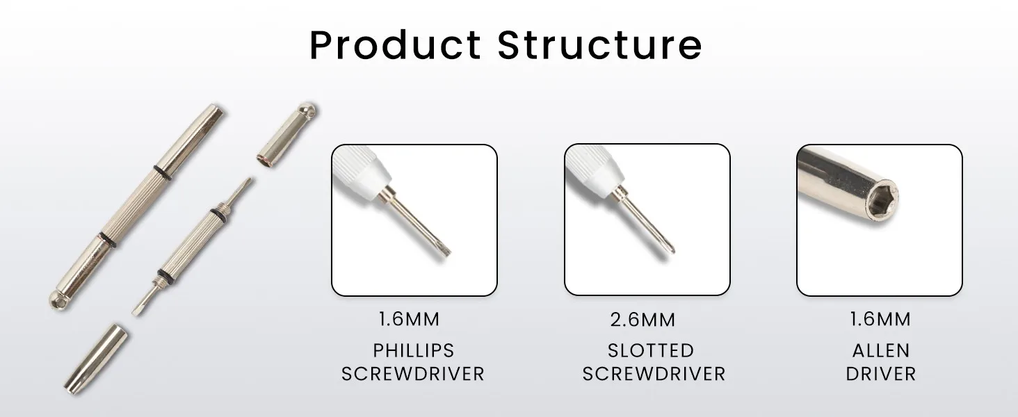Hot Sell Portable Replaceable Eyeglass Repair Screwdriver Set SL002 for Optician