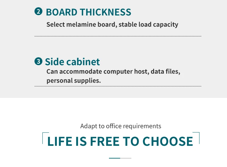 MDF office desk luxury executive modern office desks L shaped computer desk table office furniture