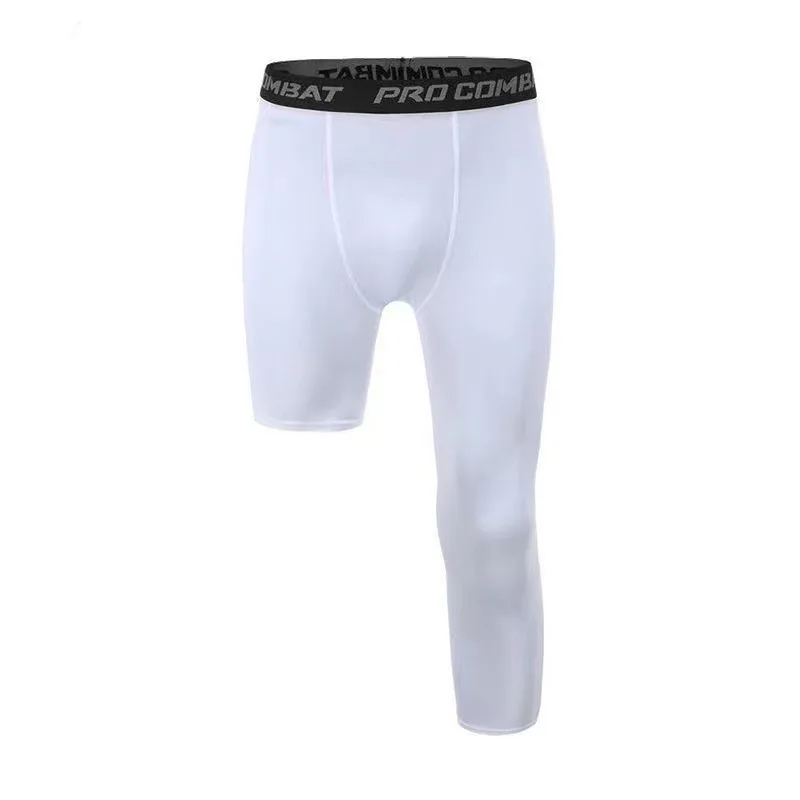 Collant a compressione per gambe da uomo Pantaloni Strato base Collant sportivi Cool Dry Leggings Pantaloni da yoga da uomo527_voghion.com