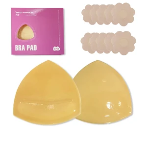 Cheap Low-Price Bio Glue Double Sided Self Adhesive Bra Pads Strapless Backless Sticky Push up Reusable Sticky Breast Insert Pad
