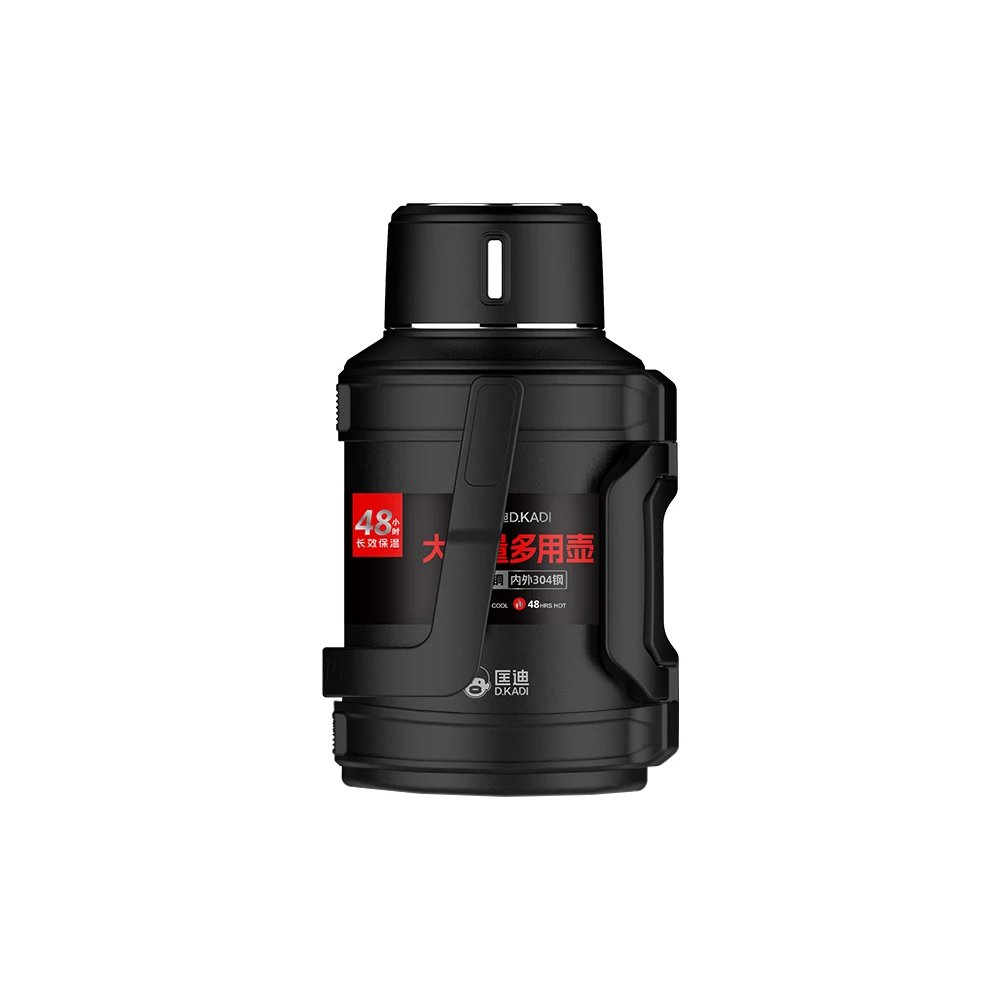 Stainless Steel 3000ml Vacuum Flask Double Wall Insulated Sports Water Bottle for Hiking Travel Camping Outdoor Activities