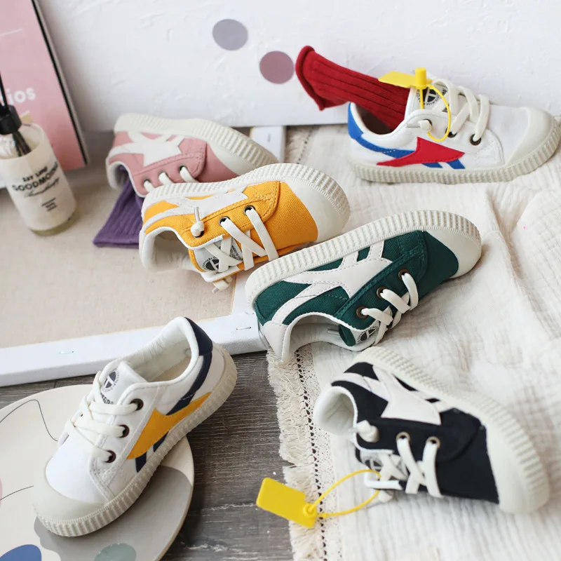 
 Хит продаж, детская повседневная обувь на плоской подошве без застежек  