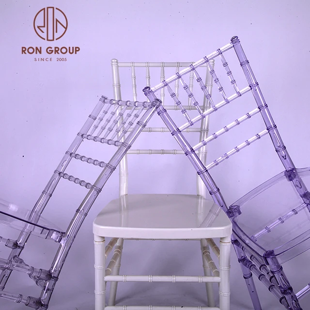 wholesale acrylic party chairs transparent clear plastic party supplies chavari chairs wedding banqueting chairs from china
