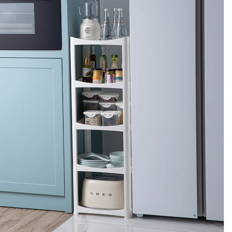 Storage Cart Rolling Laundry Cart Bathroom Shelves Organizer with Wheels for Bathroom Laundry Pantry Kitchen Narrow