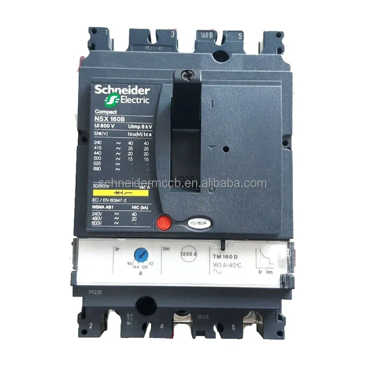 Lv430310 Schneider Compacto Nsx Nsx160b 160 Amp 3p Mccb - Buy 160 Amp ...