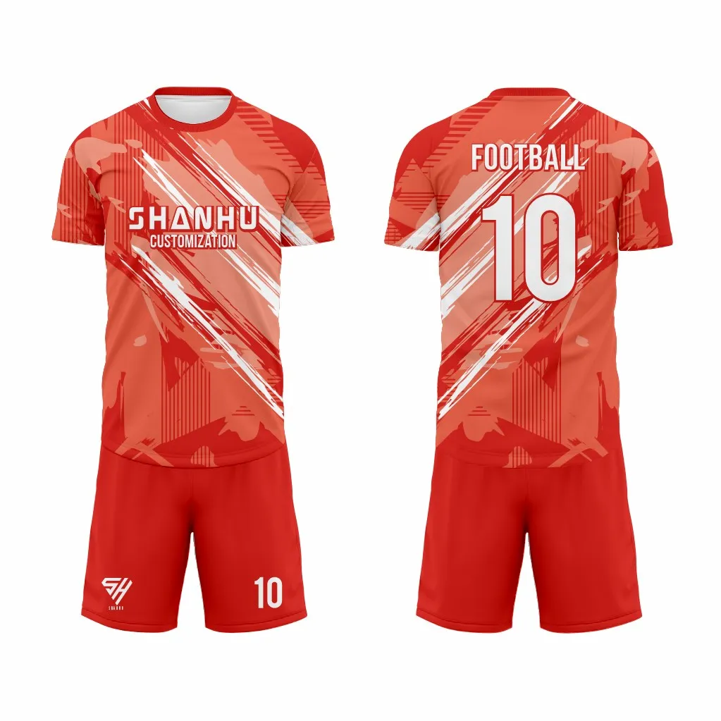 OEM Custom Football  Kit Sublimated Football Uniforms Soccer Retro Wear Cape Verde Soccer Jersey Men Sports Team Football Jersey