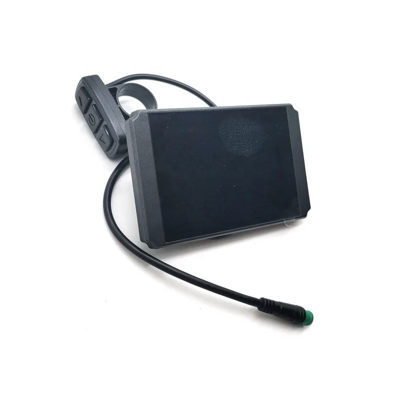 48V LCD 8HU Waterproof Connector Display for Electric Bikes Parts KT Controller