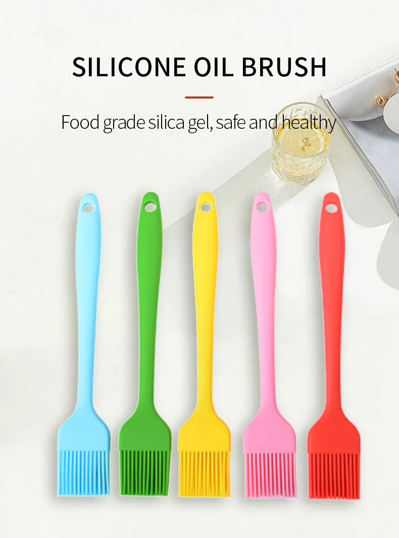 Wholesale Food Grade Silicon Basting Brush For Kitchen Silicone Oil