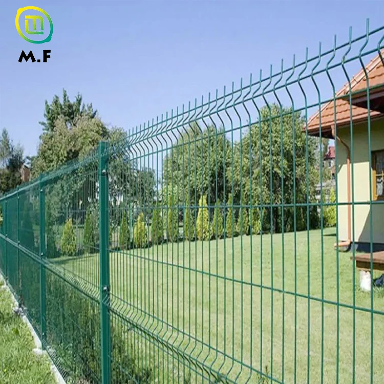 3D Steel Fence Security Curvy Welded Wire Fence Mesh 3D Curved Welded Steel Wire Mesh Panel Fence