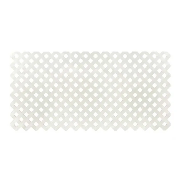 Tianjie  PVC Vinyl  Lattice Fence Panels Diamond Lattice Fence for Yard