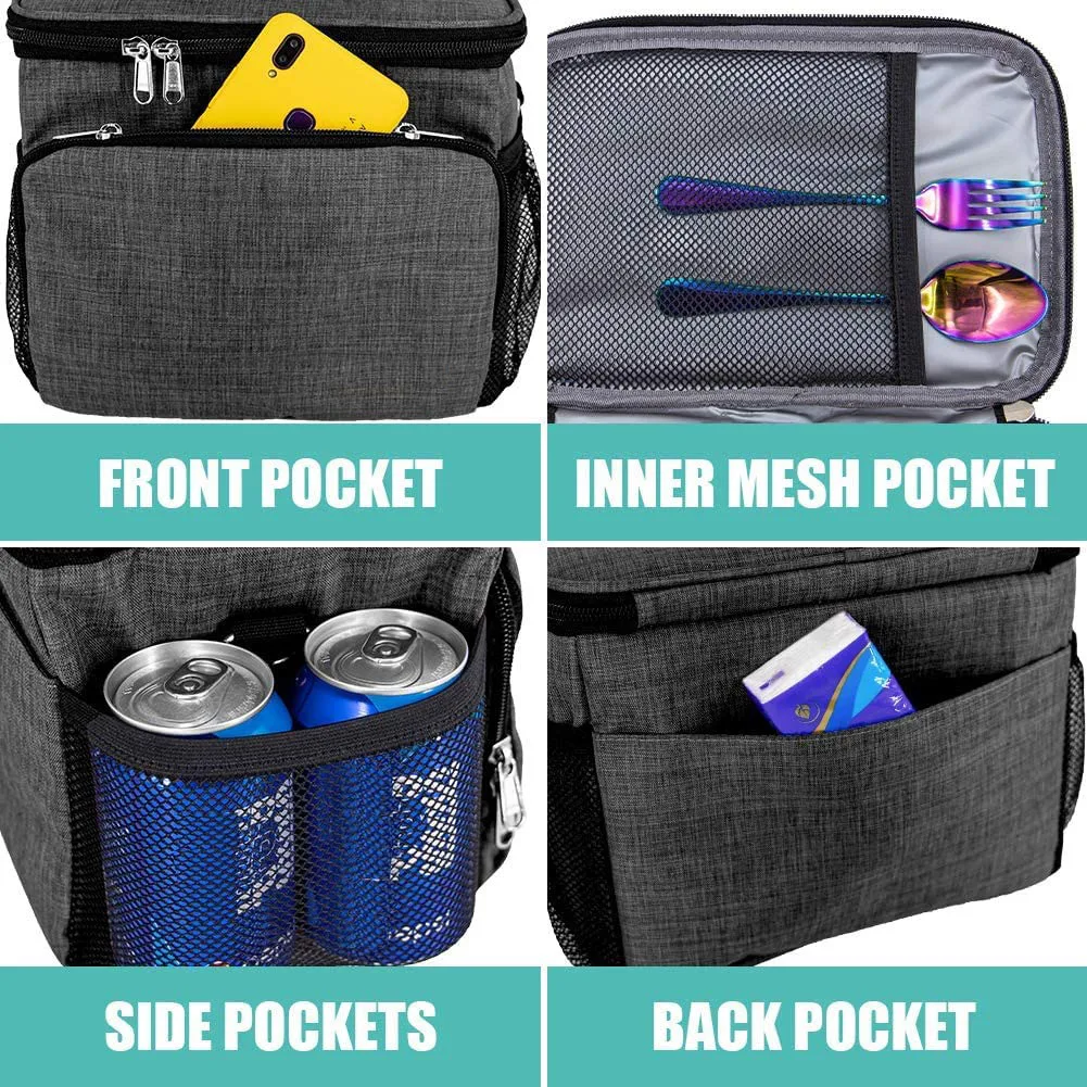 Изоляторы iso bsci для путешествий пляжный холодильник пляжная сумка-тоут с теплоизоляцией и ручками плечевыми ремнями