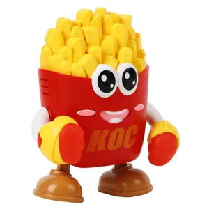 ITTL Baby Electric Toys Cartoon Simulate Fries Battery Operates Musical Swinging Dancing Boxing Toys for Kids
