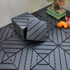Diagonal grain dark gray six-units