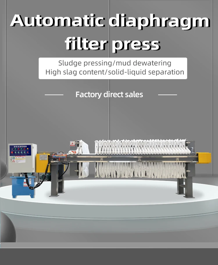 Sludge Dewatering Automatic Filter Press - High Efficiency