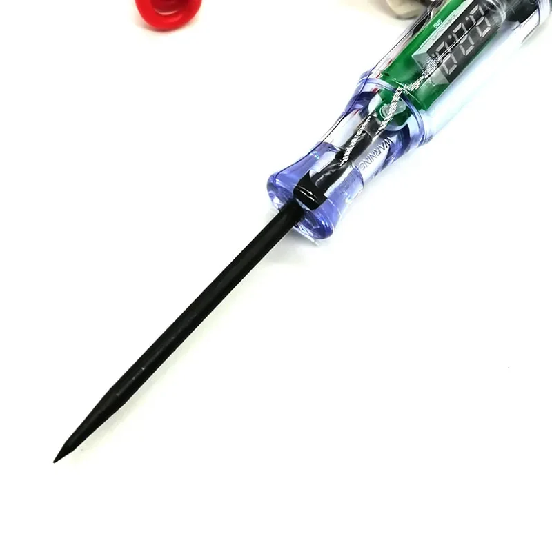 DC 6V - 24V Car Truck Voltage Circuit Tester Digital Display Long Probe Pen Light Bulb Automobile Diagnostic Tools Auto Repair