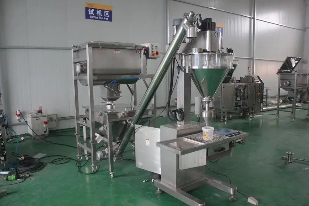 
Сухие порошковые пакеты, упаковочная линия для смешивания и производства 