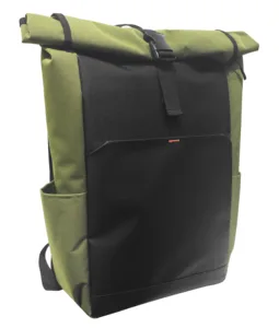 20L Roll Top Cooler Backpack, 600D Vinyl Insulated Ice Bag with PEVA Lining, Front Velcro Pocket  for Outdoor/Travel/Camping