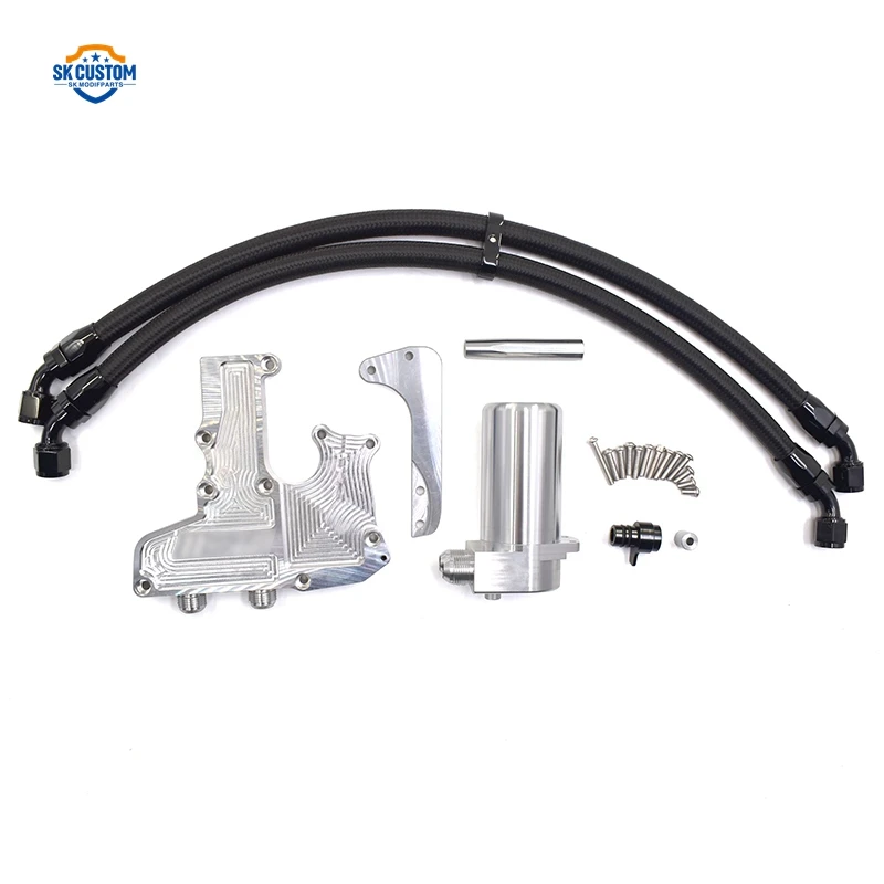 Oil Separator Tank Reservoir Kit Cnc Aluminum GEN2 EA888 Engine Oil Catch Can Kit