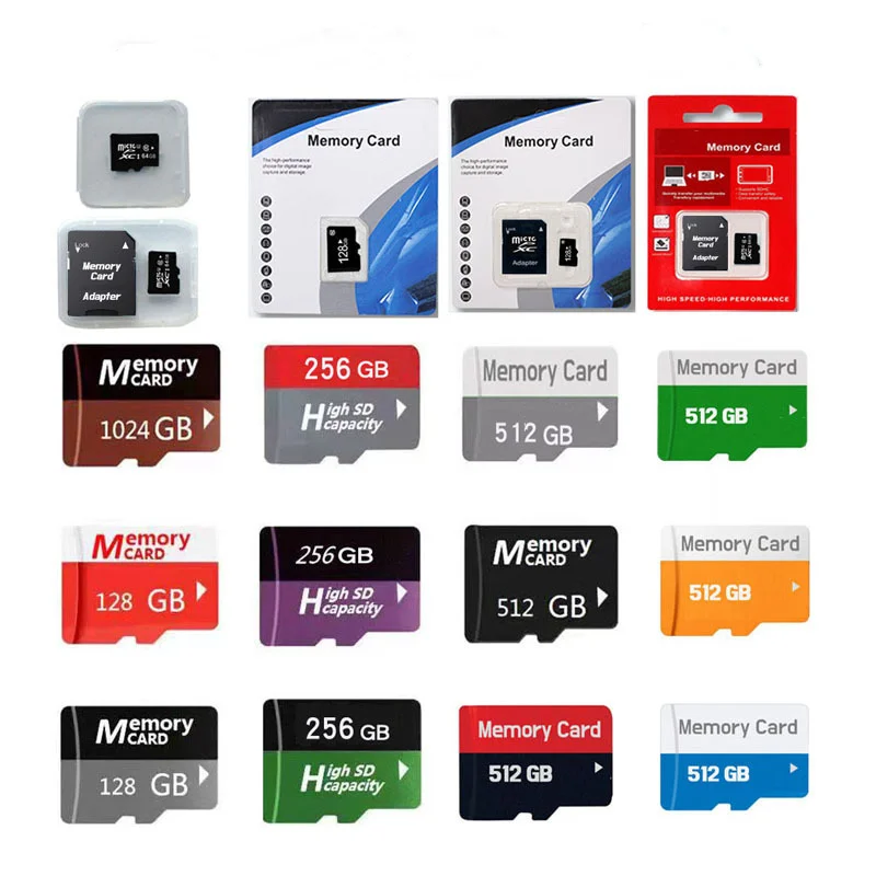 Sd Card 4gb 8gb 16gb 32gb 64gb 128gb 256gb 512gb 1tb Memory Cards Sd