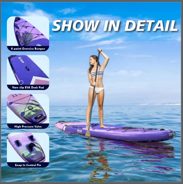 Wholesale Premium Stand-Up Paddleboard for Touring Drop Stitch Inflatable Accessory with Drop Stand