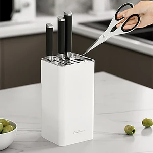 Factory Direct Sales Customizable Kitchen Household Multifunction Square Knife Holder