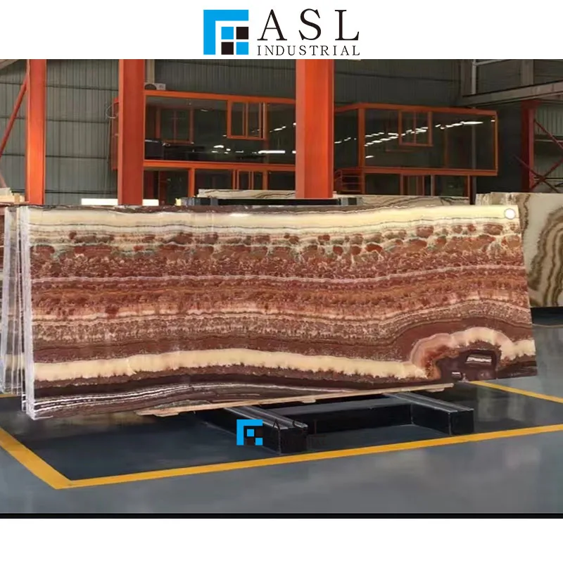 Red dragon onyx book end wall onyx marble slab transparent onice wall cladding designs custom thickness book match onyx