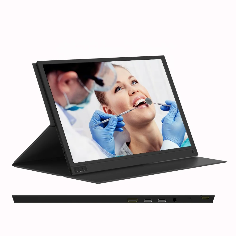 
OEM дешевле 15,6 inch 1080 P экран дисплея портативный монитор 1920x1080 физическое разрешение экран дисплея с переориентацией в горизонтальной плоскости супер тонкий свет 