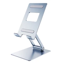 Desktop Aluminum Tablet Stand & Flexible Adjustment Mobile Phone Holder Convenient Cell Phone Holder