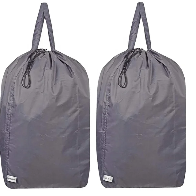 Large  Washable Travel Laundry Bag with Handles and Drawstring Heavy Duty bag