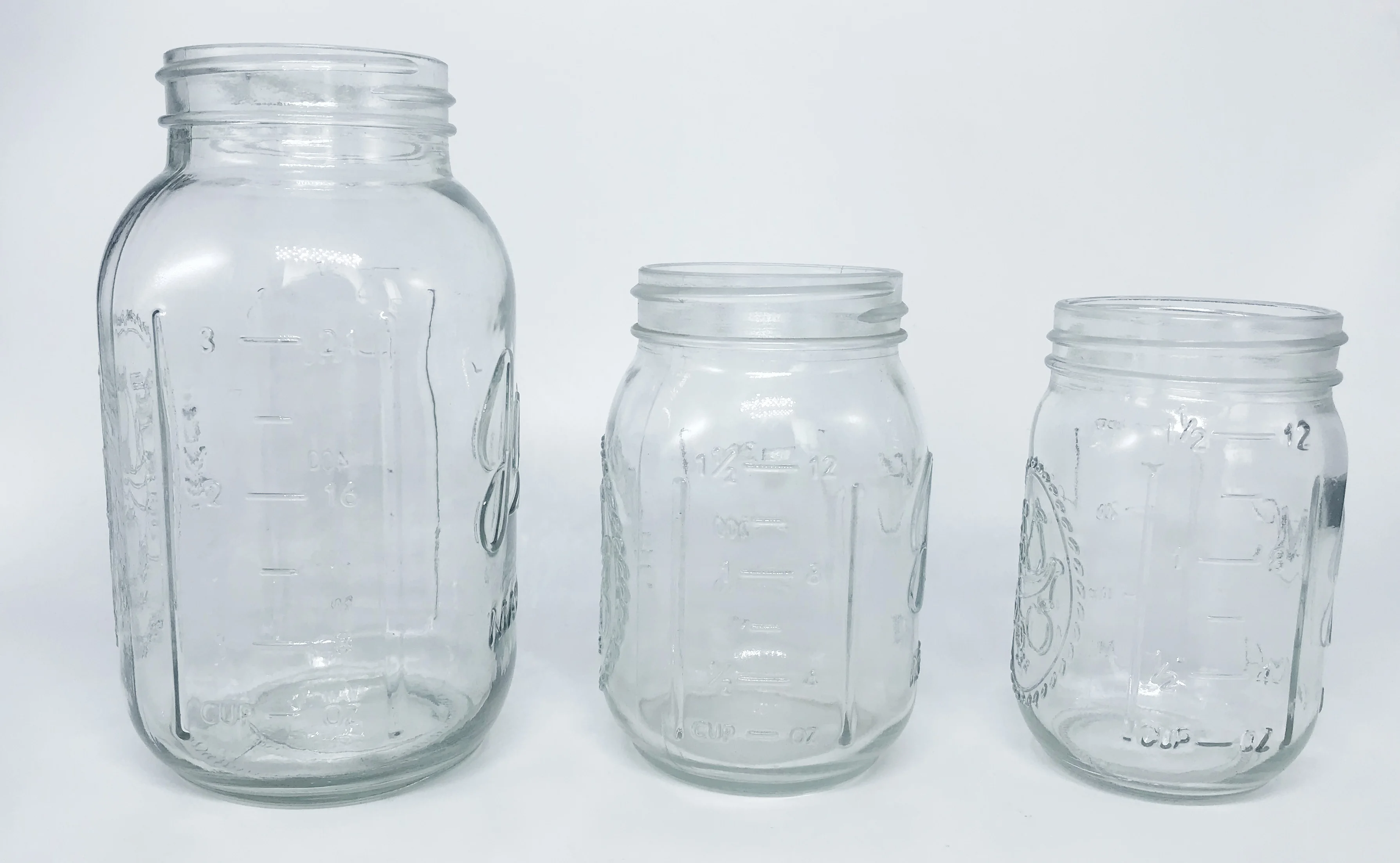 24oz glass mason jar/glass jar with metal lid/glass storage jar with Embossed Logo