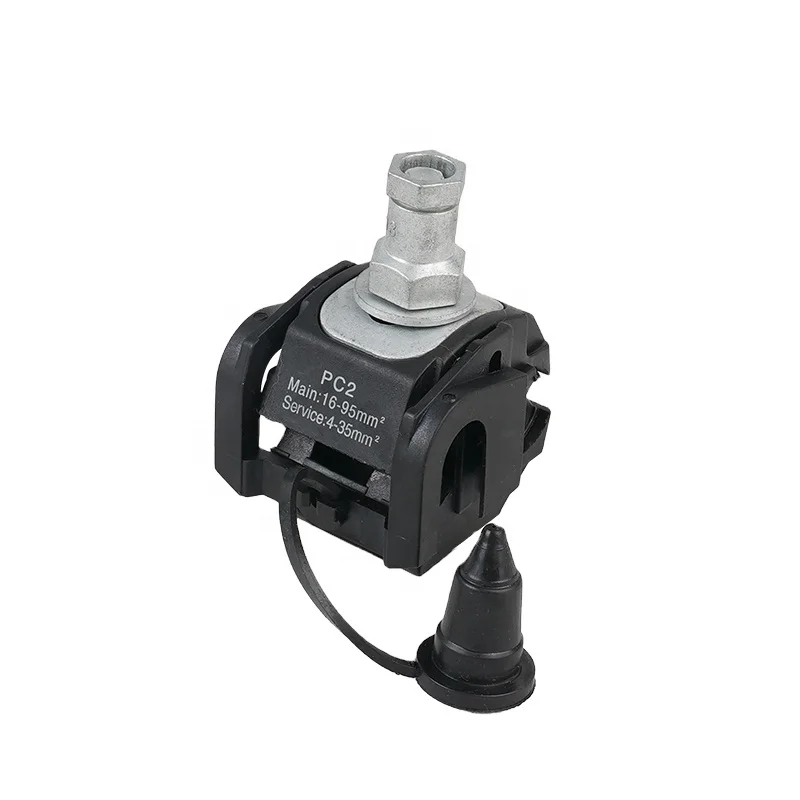 PC Type Abc Cable Accessories Waterproof Low Voltage Insulation Piercing Connector Black Standard Power Female Connector ISO9001