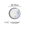 white-8 inch plate