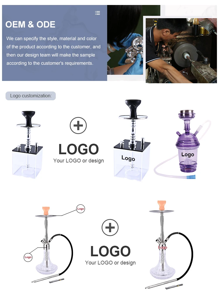 Wholesale Disposable Hookah Small Led Chicha Portable Sheesha Car