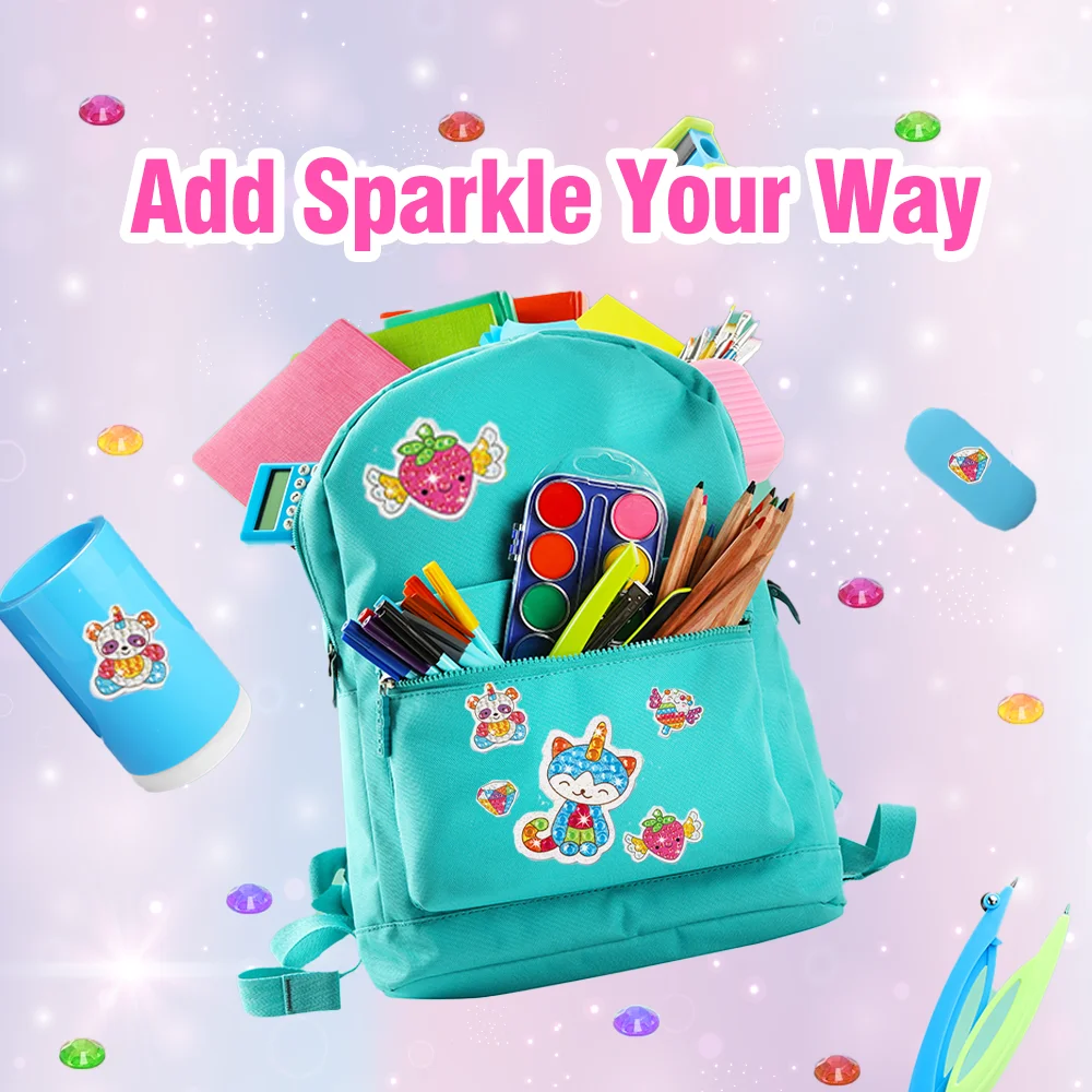 Детская развивающая игрушка улучшающая способность ручной работы большие драгоценные камни Сделайте свою собственную игрушку для алмазной живописи девочки