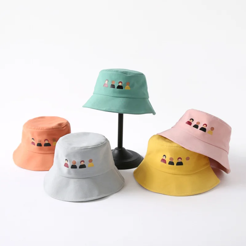 colorful fishing hats