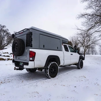 Ecocampor Pick Up Tundra Canopy Camper Hilux Truck Canopy Aluminum ...