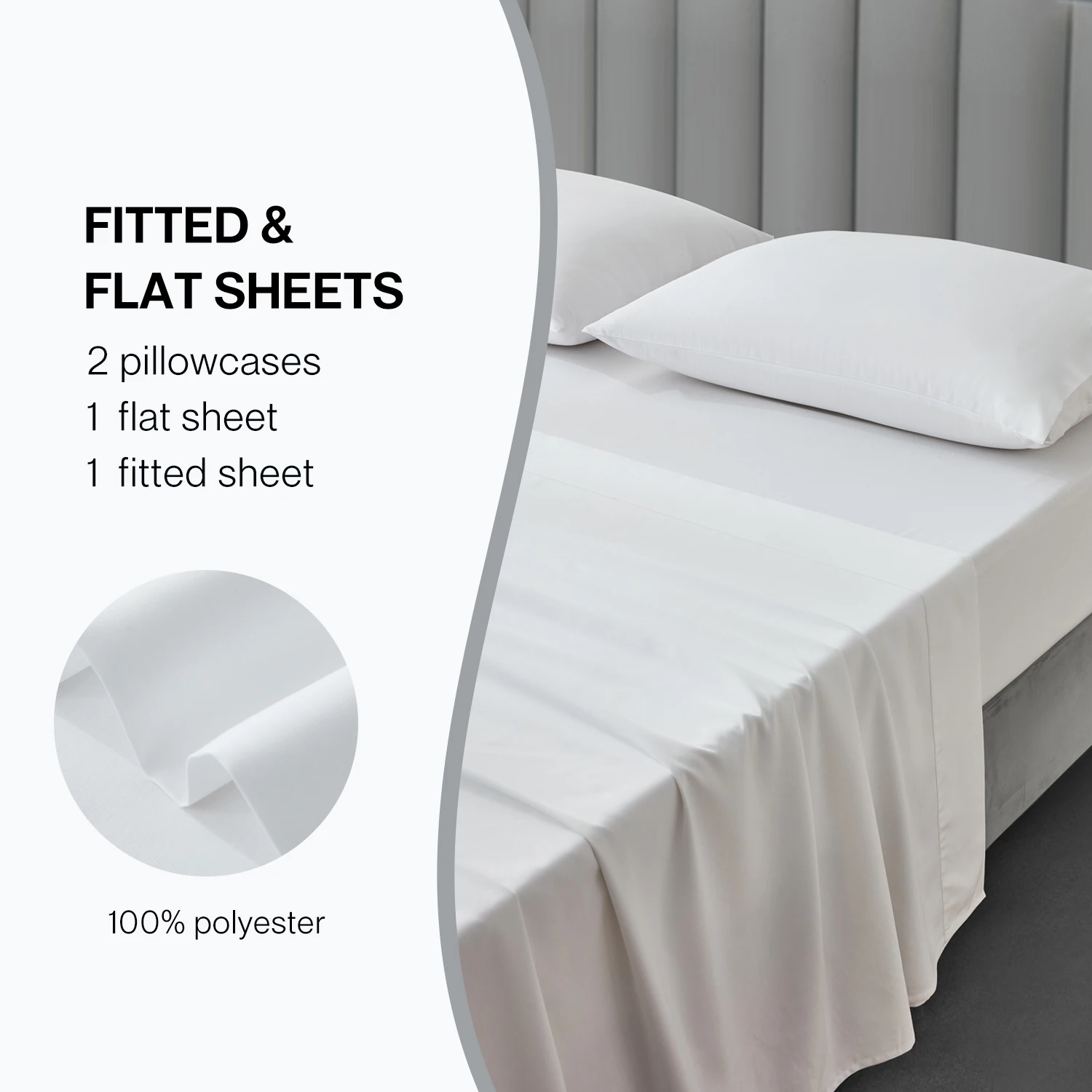 China Home Textile Suppliers Wholesale Fashion Sets Sheets on Bed Sheet 4 Piece Set Solid